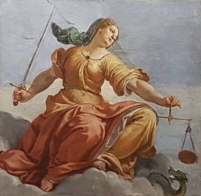 Allegoria de la Giustizia, in the Galleria del Poccetti.